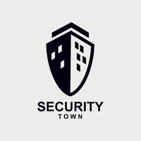 network system security company logo design vector