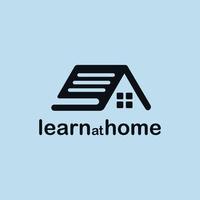 logo design learning online from home vector