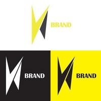 logo brand minimalis. vector
