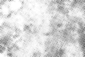 Vector grunge halftone effect. Black dots texture abstract background.