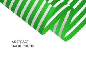 Green Striped Background vector