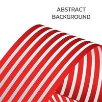 Red Striped Abstract Background vector