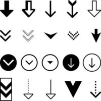 Download Button Arrows vector