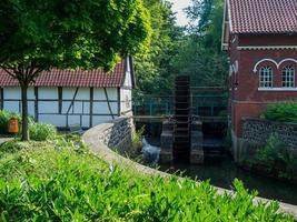 antiguo molino de agua en dinslaken foto