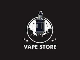 vape shop logo vector