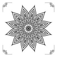 diseño de fondo de mandala ornamental de lujo creativo, moderno, abstracto y profesional o vector de diseño de patrón