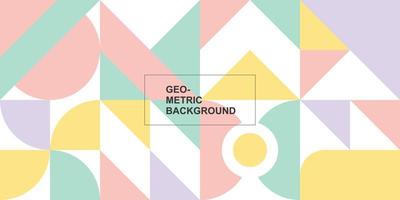 Memphis bauhaus templates layout vector