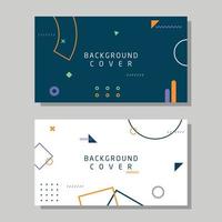 Abastract geometric design templates background vector