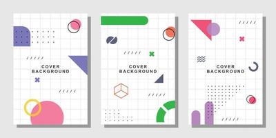 Abastract geometric design templates background vector