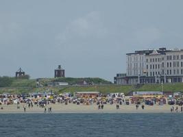 la isla de borkum en el mar del norte foto