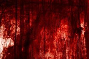 Red background, Scary bloody wall. white wall with blood splatter for halloween background. photo