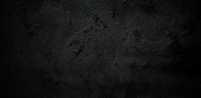 Scary wall Black stone concrete texture background, Dark grey black horror cement texture for background photo