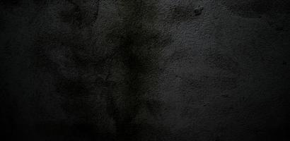 fondo de textura de hormigón de piedra negra de pared de miedo, textura de cemento de terror negro gris oscuro para el fondo foto