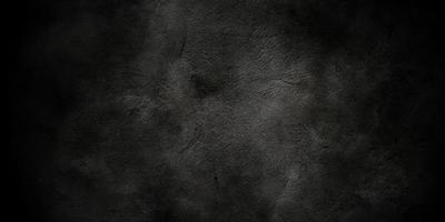 Scary wall Black stone concrete texture background, Dark grey black horror cement texture for background photo