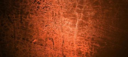 Dark red orange yellow wall halloween background concept. Scary background. Horror concrete cement texture for background. photo