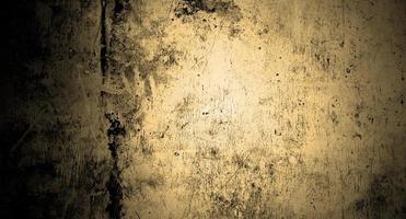 Dark yellow concrete scary for background. Yellow wall halloween background concept. Horror cement texture photo