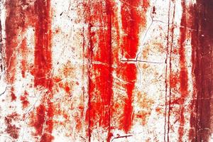 Red Background. Scary bloody wall. white wall with blood splatter for halloween background. photo