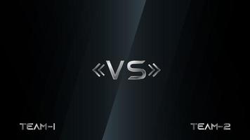 Dark Versus Battle Gaming Background with Silver Texture vector