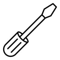 Screw Driver Icon Style vector