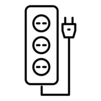 Extension Cord Icon Style vector