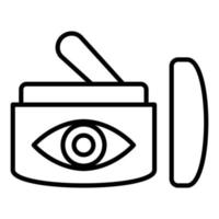 Eye Cream Icon Style vector