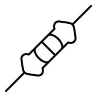 Resistor Icon Style vector