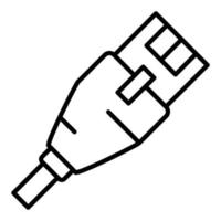 Rj45 Icon Style vector