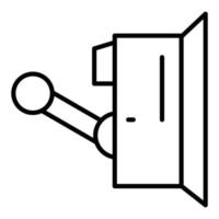 Disconnect Switch Icon Style vector