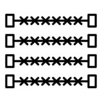 Border Icon Style vector