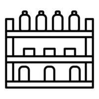 Shelves Icon Style vector