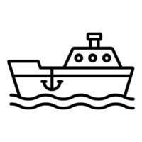 Commercial Fishing Icon Style vector