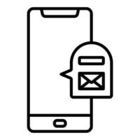 Post Office App Icon Style vector