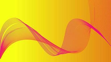 abstract lines  on yellow background vector