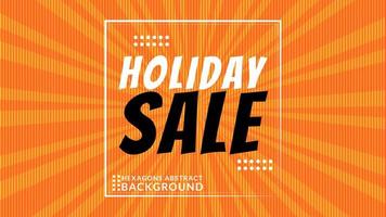 holiday sale retro background. good for retail promo campaign