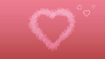 LOVE BACKGROUND IN PINK COLOR vector