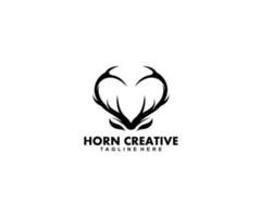 horn logo clothing brand vector