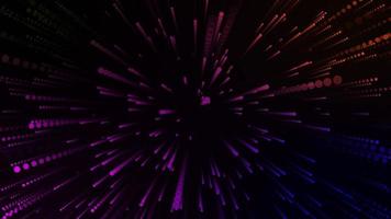 réflexions lumineuses en boucle colorées abstraites festives video