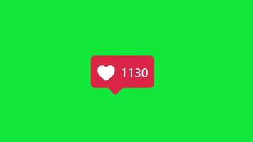 Instagram like comment video count in bubble speech