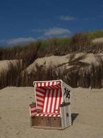 the island of Langeoog in the north sea photo