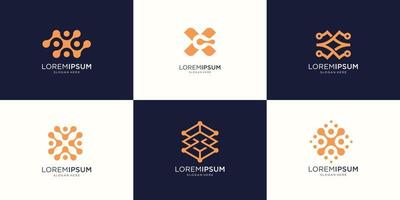 Abstract letter X logo illustration graphic in modern style. good for internet, tech, brand, advertising.Premium Vector