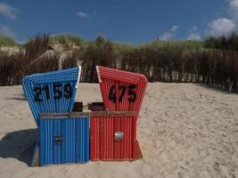 the island of Langeoog in the north sea photo