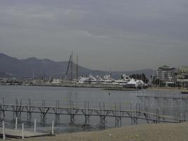 cannes at the mediterranean sea photo