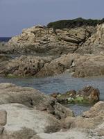 ajaccio en la isla de córcega foto