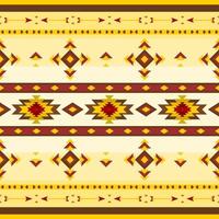 Editable Vector of Native American Geometrical Colorful Illustration Pattern for Creating Background of Traditional Culture and History Related Design
