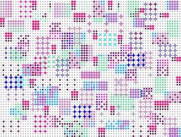 Abstract geometric dots pattern vector background