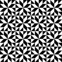Abstract seamless geometric pattern vector background. White and black ornament.