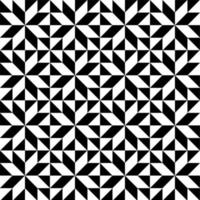 Abstract seamless geometric pattern vector background. White and black ornament.