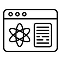 Data Science Icon Style vector