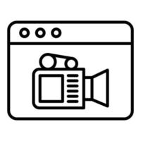 Video Production Icon Style vector