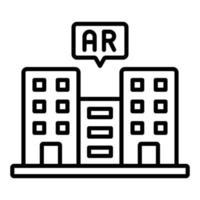 Ar City Icon Style vector